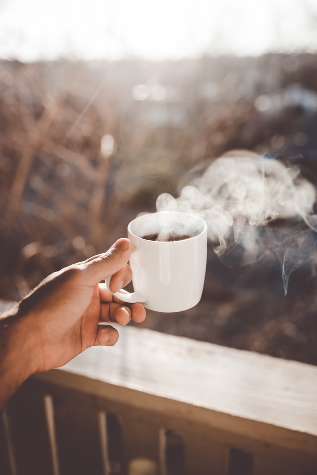 Do you drink iced coffee in the winter?

Hot coffee in summer